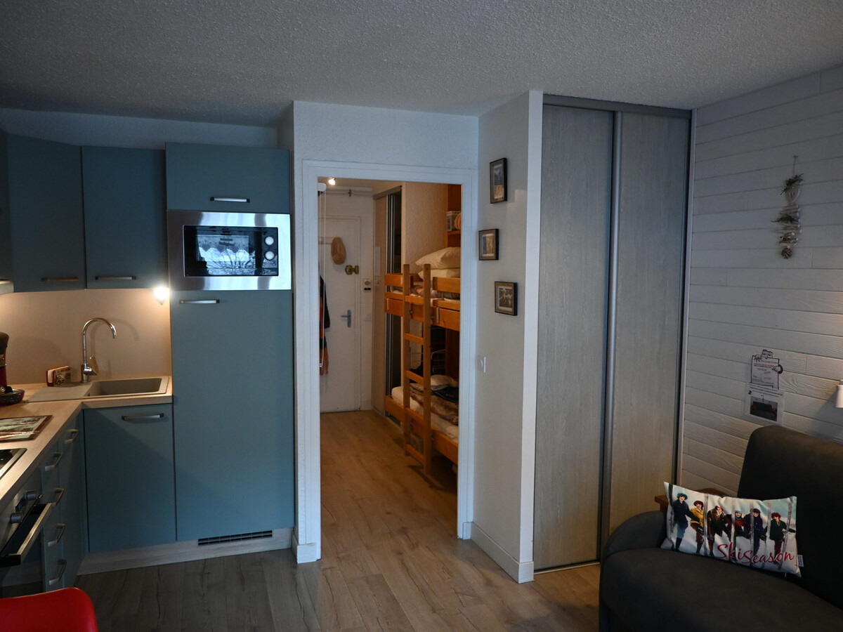 Studio cabine 4 pers à Valloire, balcon sud et parking privé - Photo 5