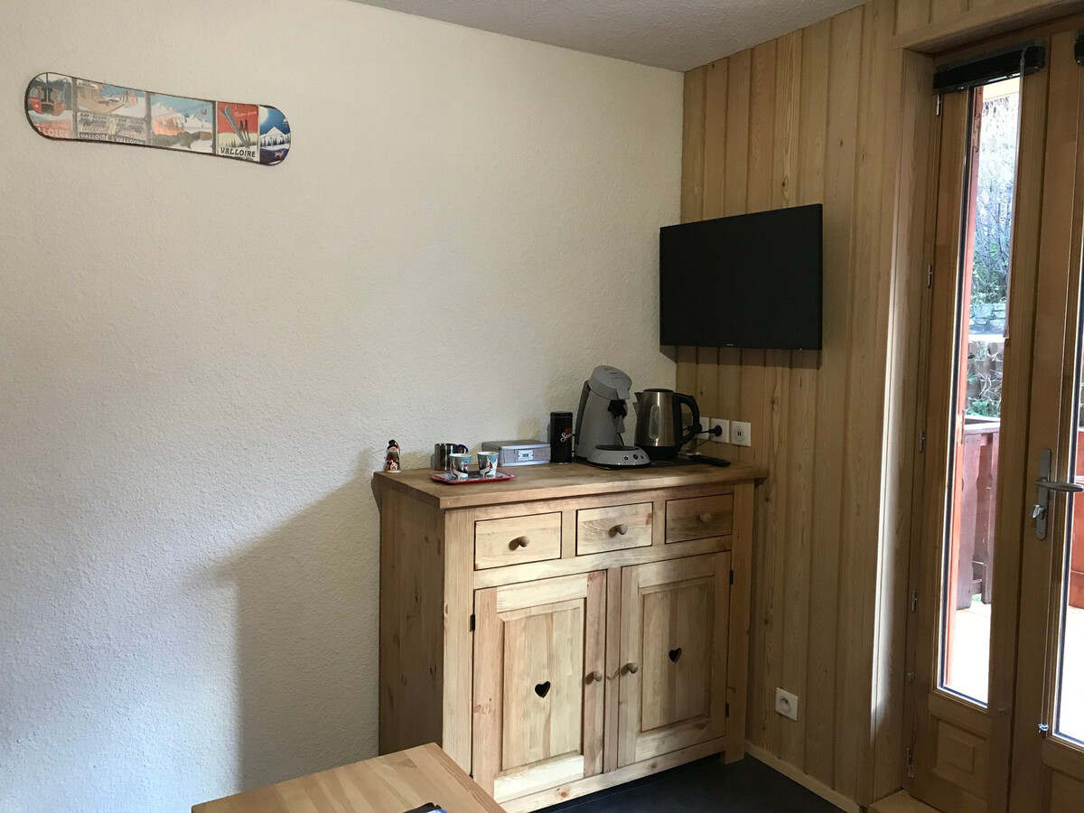 Studio cabine 4 pers, terrasse Sud et parking à Valloire - Photo 3