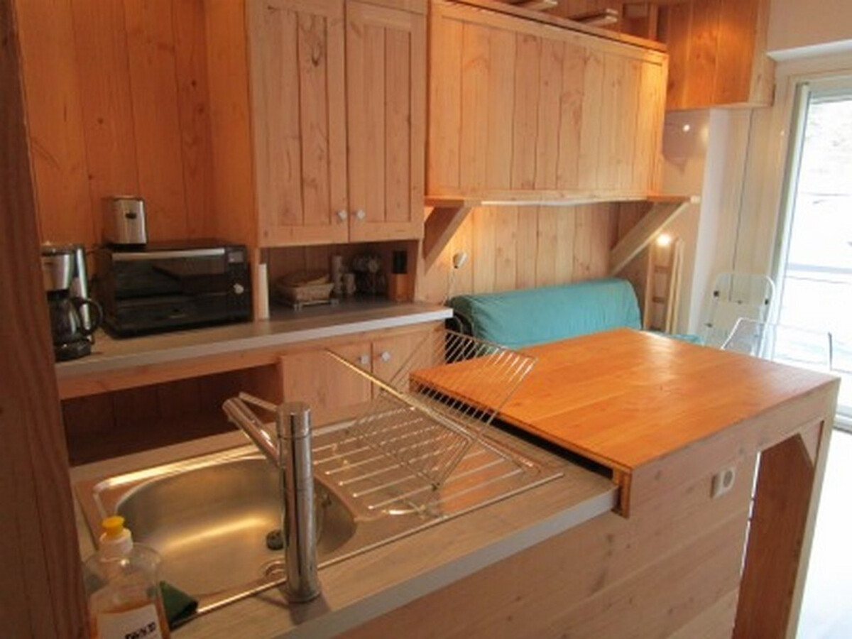 Studette 15m² balcon sud, centre La Mongie, 100m pistes - Photo 4