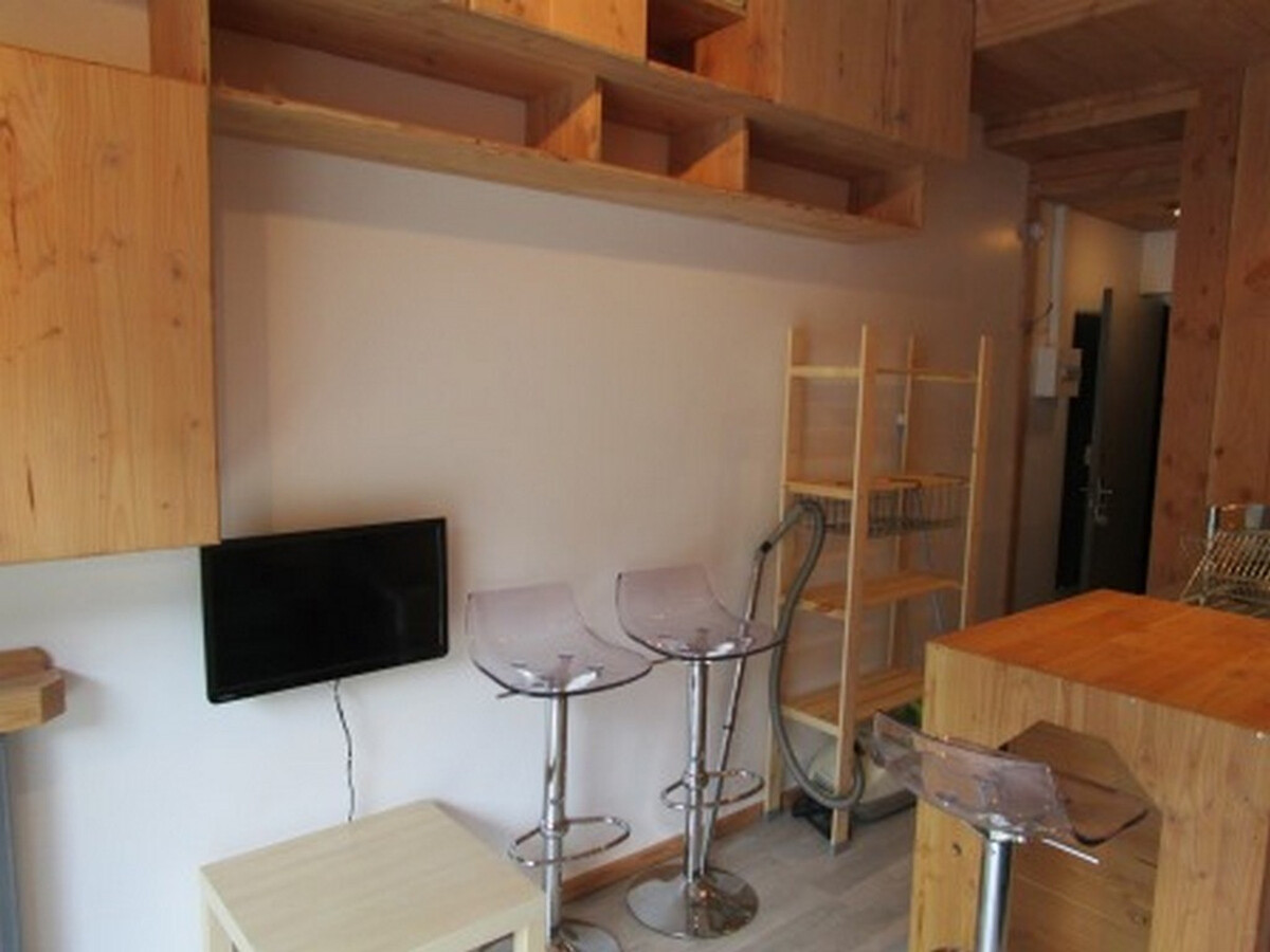 Studette 15m² balcon sud, centre La Mongie, 100m pistes - Photo 5