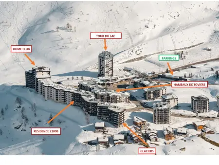 Appartement 8 pers Tignes - 3 pièces, balcon, parking : photo 23