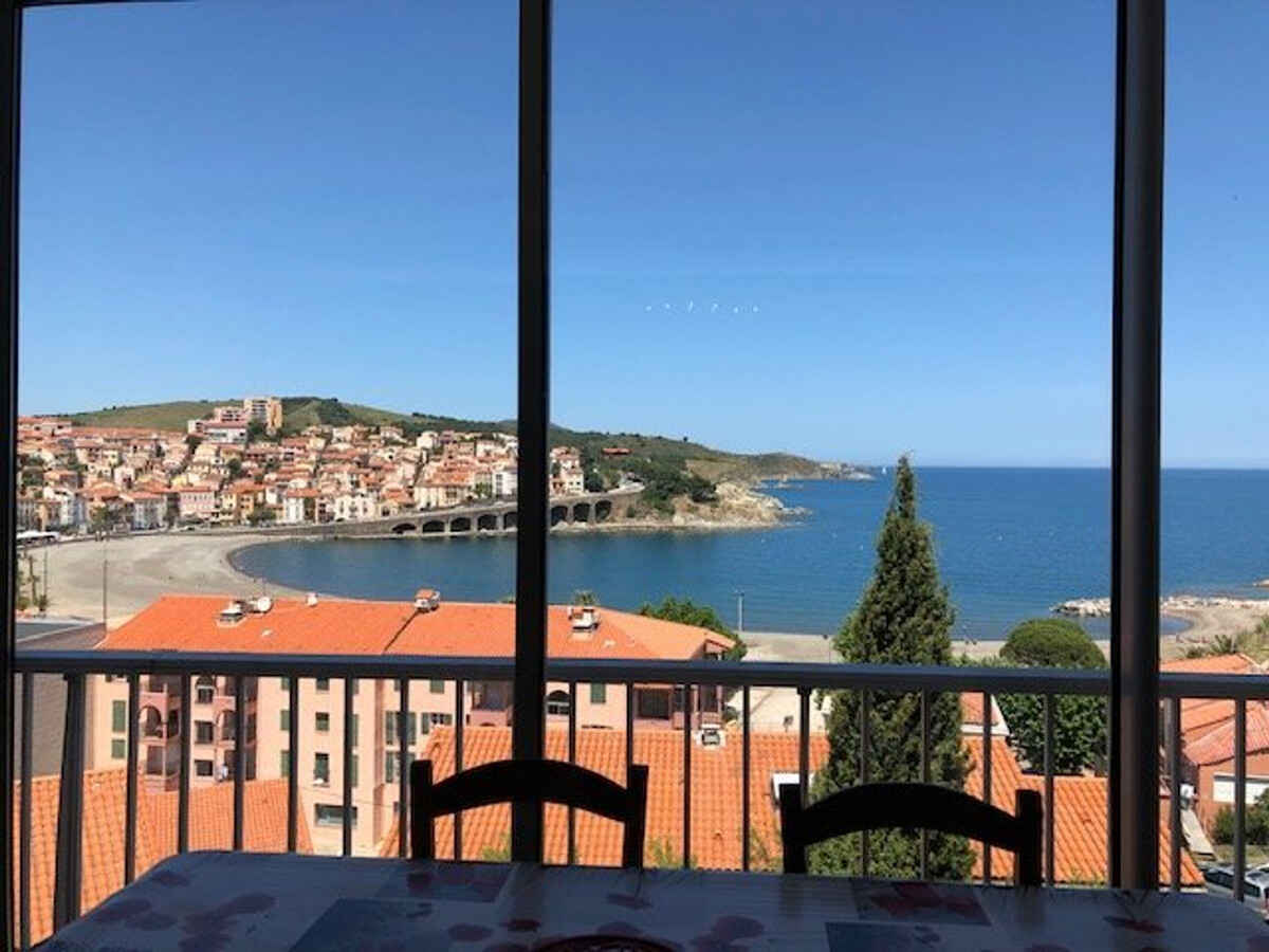 Appartement Banyuls 6 pers, vue mer, parking & clim - Photo 1