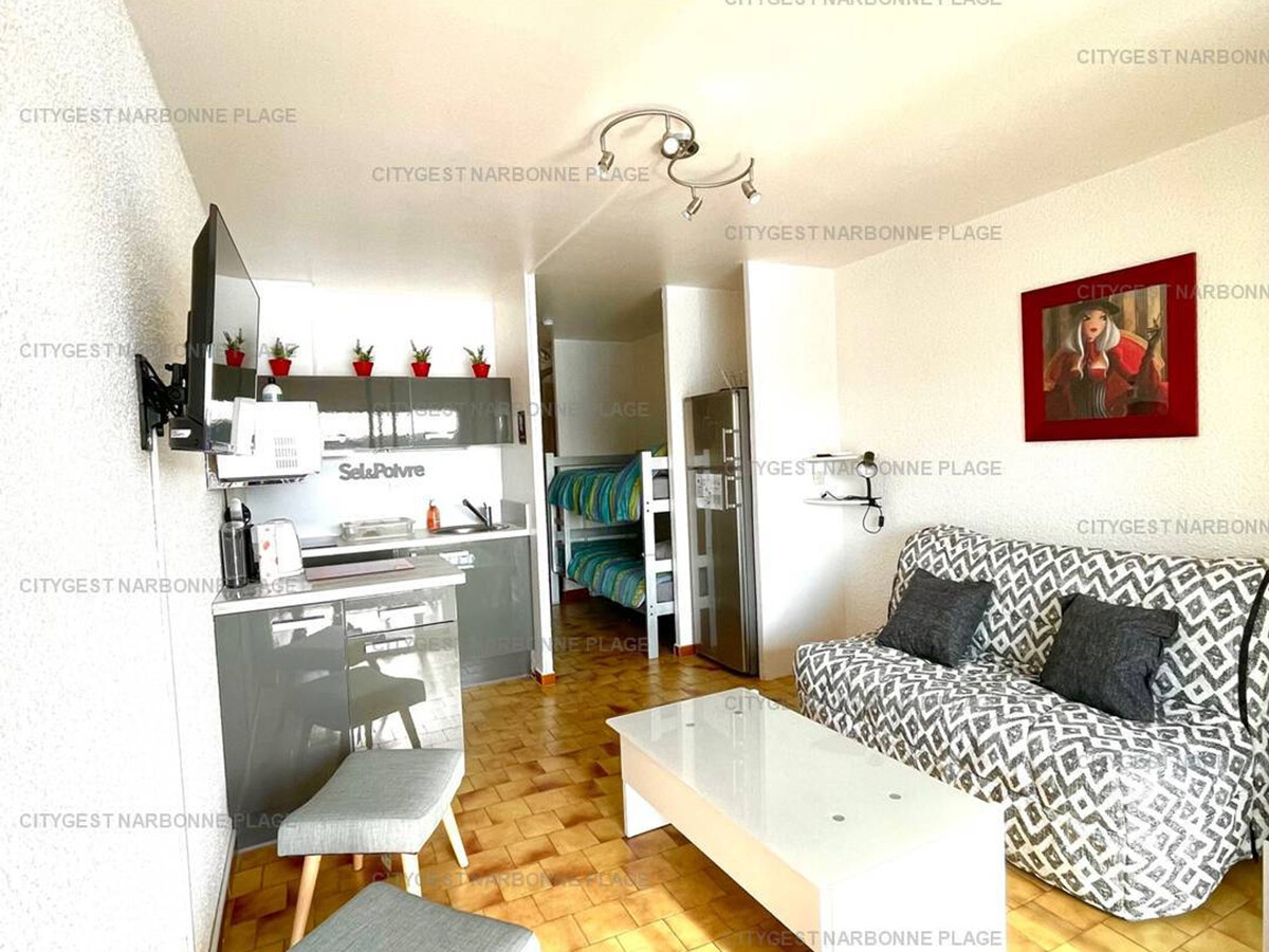 Studio 4 pers climatisé face au port de Gruissan - Photo 2