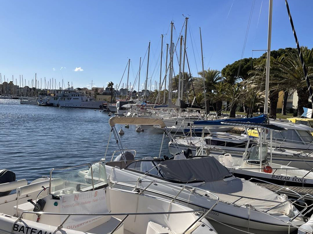 Studio 4 pers climatisé face au port de Gruissan - Photo 16