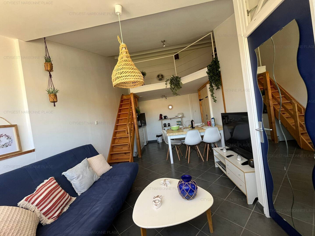 Appartement avec mezzanine à Narbonne, plage à 30 m - Photo 1