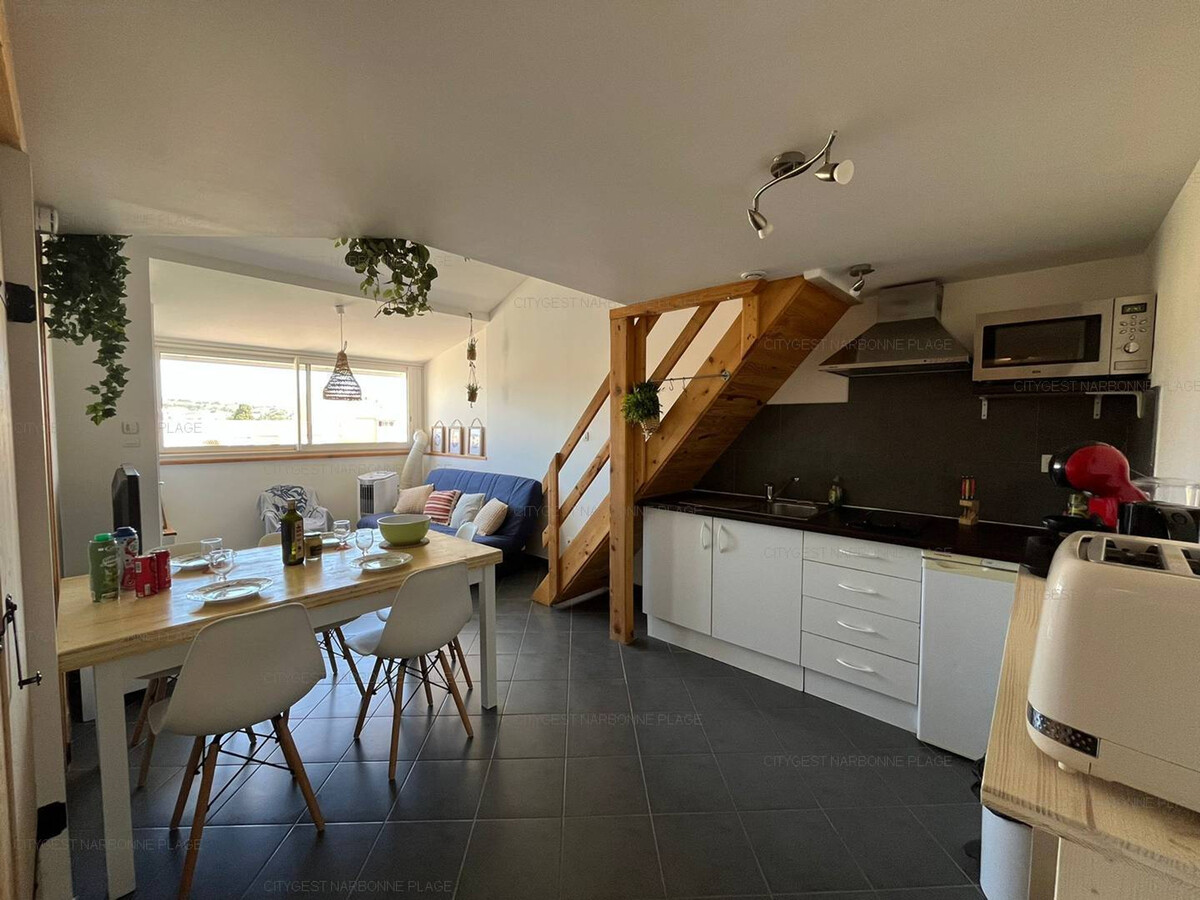 Appartement avec mezzanine à Narbonne, plage à 30 m - Photo 6