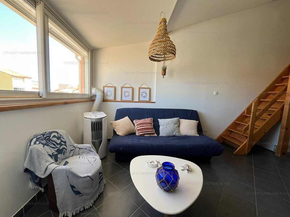 Appartement avec mezzanine à Narbonne, plage à 30 m - Photo 10