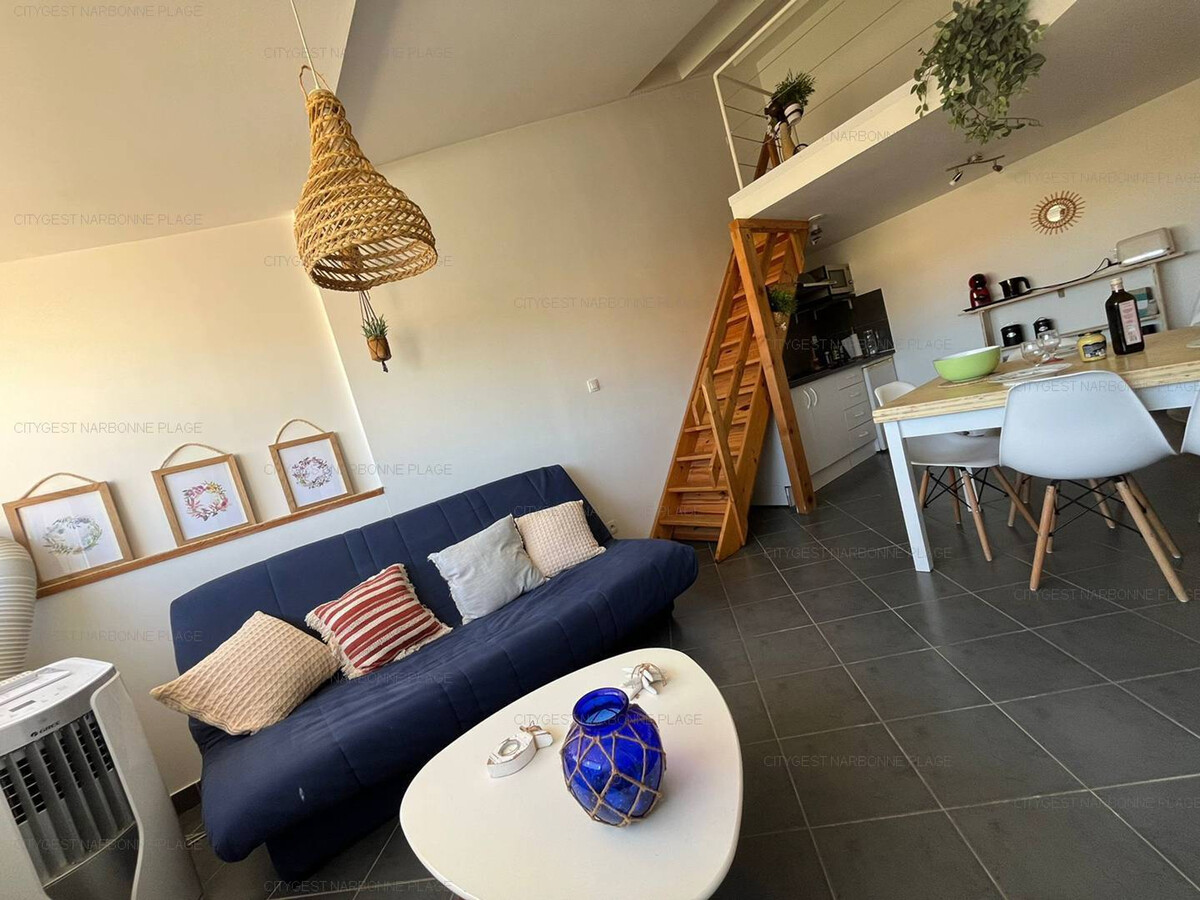 Appartement avec mezzanine à Narbonne, plage à 30 m - Photo 11
