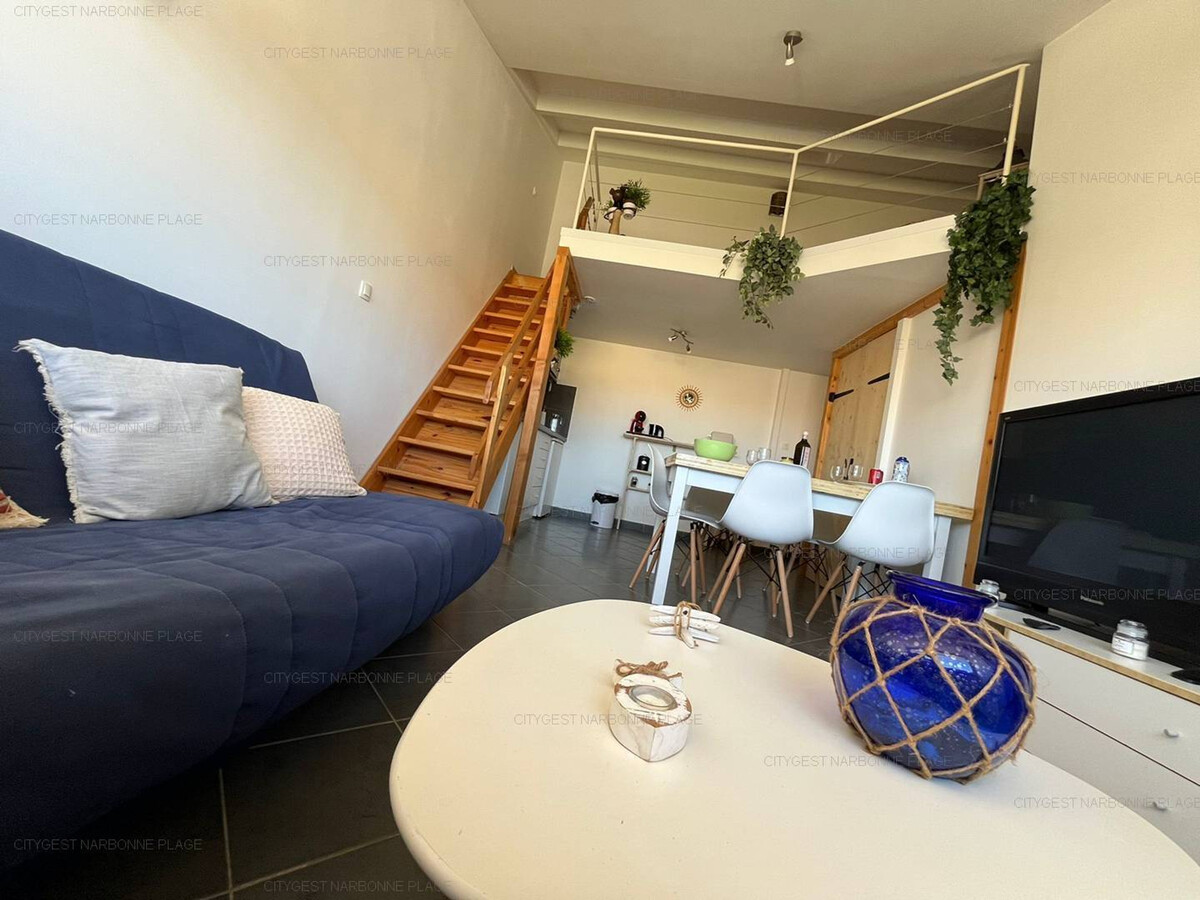Appartement avec mezzanine à Narbonne, plage à 30 m - Photo 13