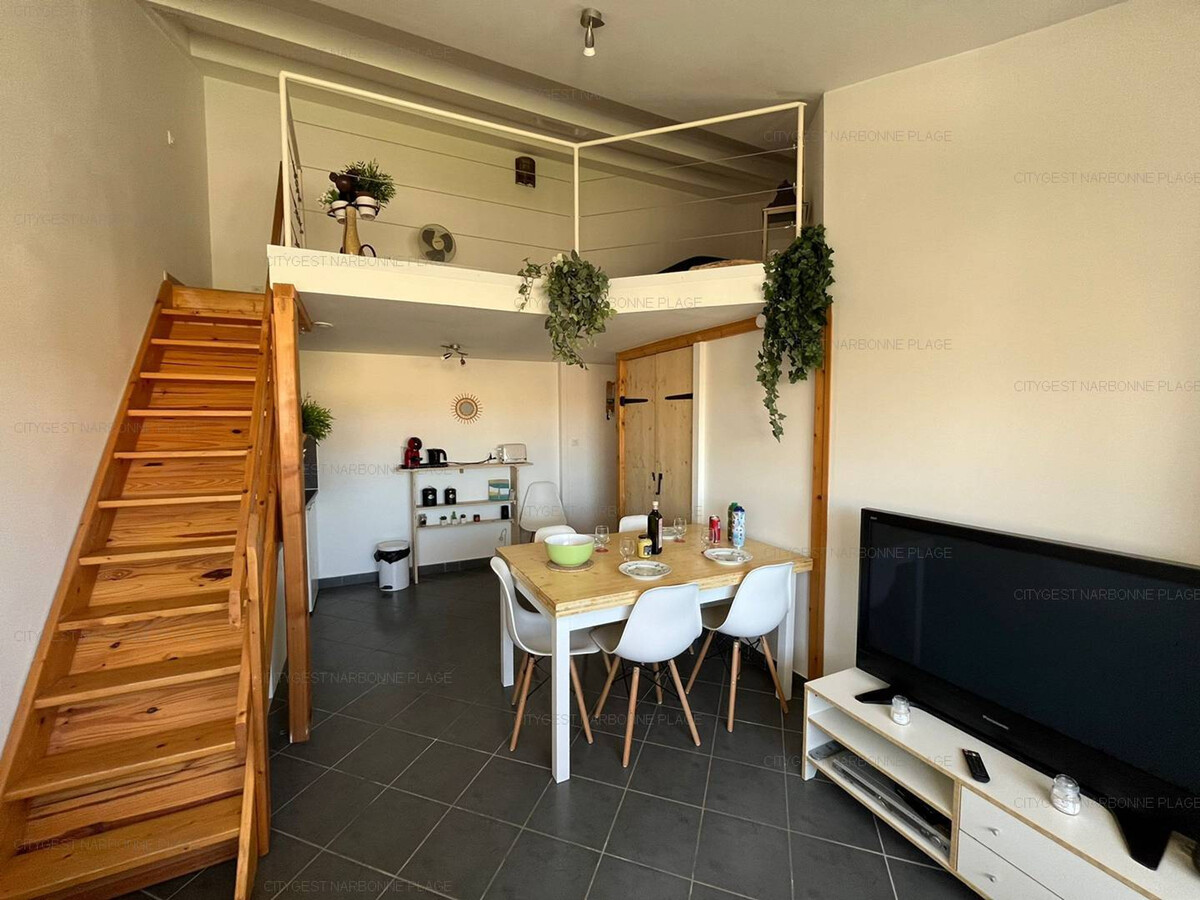 Appartement avec mezzanine à Narbonne, plage à 30 m - Photo 14