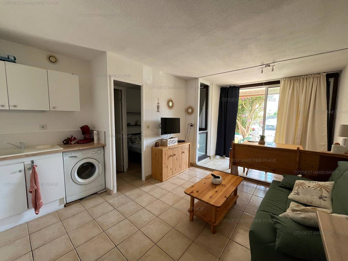 T2 plain-pied Narbonne : terrasse privée et parking - Photo 6