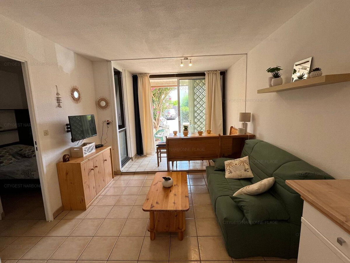 T2 plain-pied Narbonne : terrasse privée et parking - Photo 12