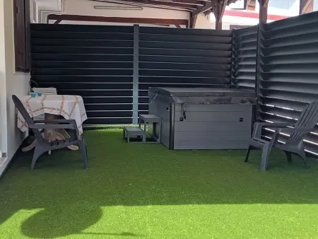Appartement avec jacuzzi privatif et terrasse, Le Gosier : photo 12