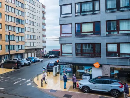 Studio vue mer sur la digue à Middelkerke, 4 personnes : photo 4