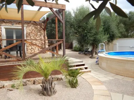 Location maison à Campomarino, in Manduria mit Kleinem Pool