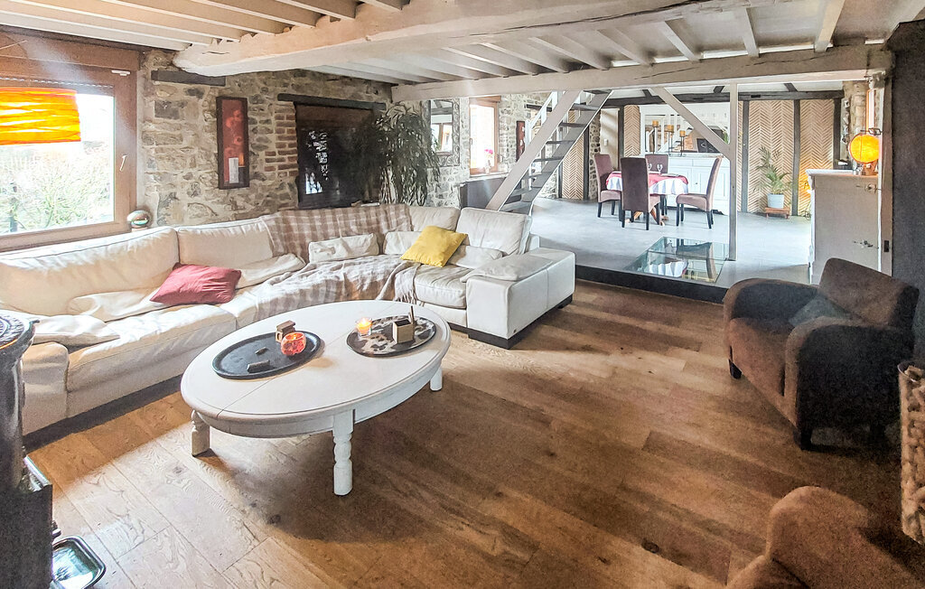 Maison pierre et poutres avec piscine chauffée à Hestrud - Photo 4