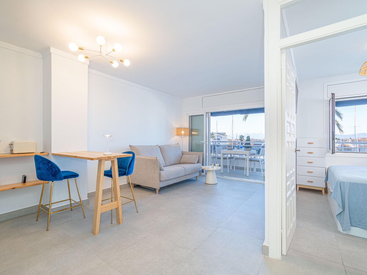 Appart 1 chambre Yacht Club Empuriabrava, balcon canal - Photo 2