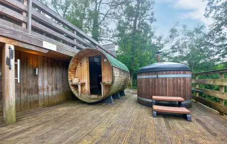 Maison 8 pers. Durbuy : sauna & jacuzzi nature : photo 3