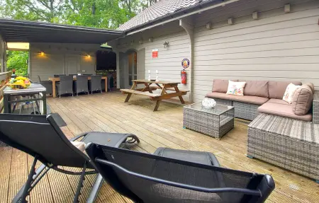 Maison 8 pers. Durbuy : sauna & jacuzzi nature : photo 13