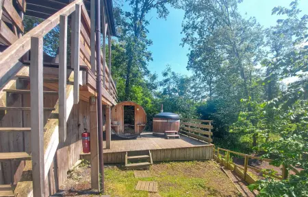 Maison 8 pers. Durbuy : sauna & jacuzzi nature : photo 14