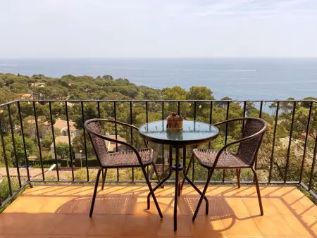 Location appartement à Calella de Palafrugell, Studio pour couple à Calella près de Cap Roig avec piscine et Wi-Fi