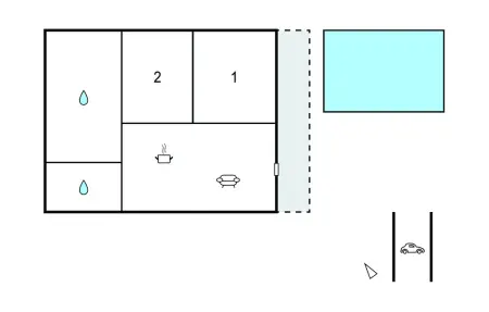 Maison 74 m² piscine partagée à Portel des Corbières : photo 21