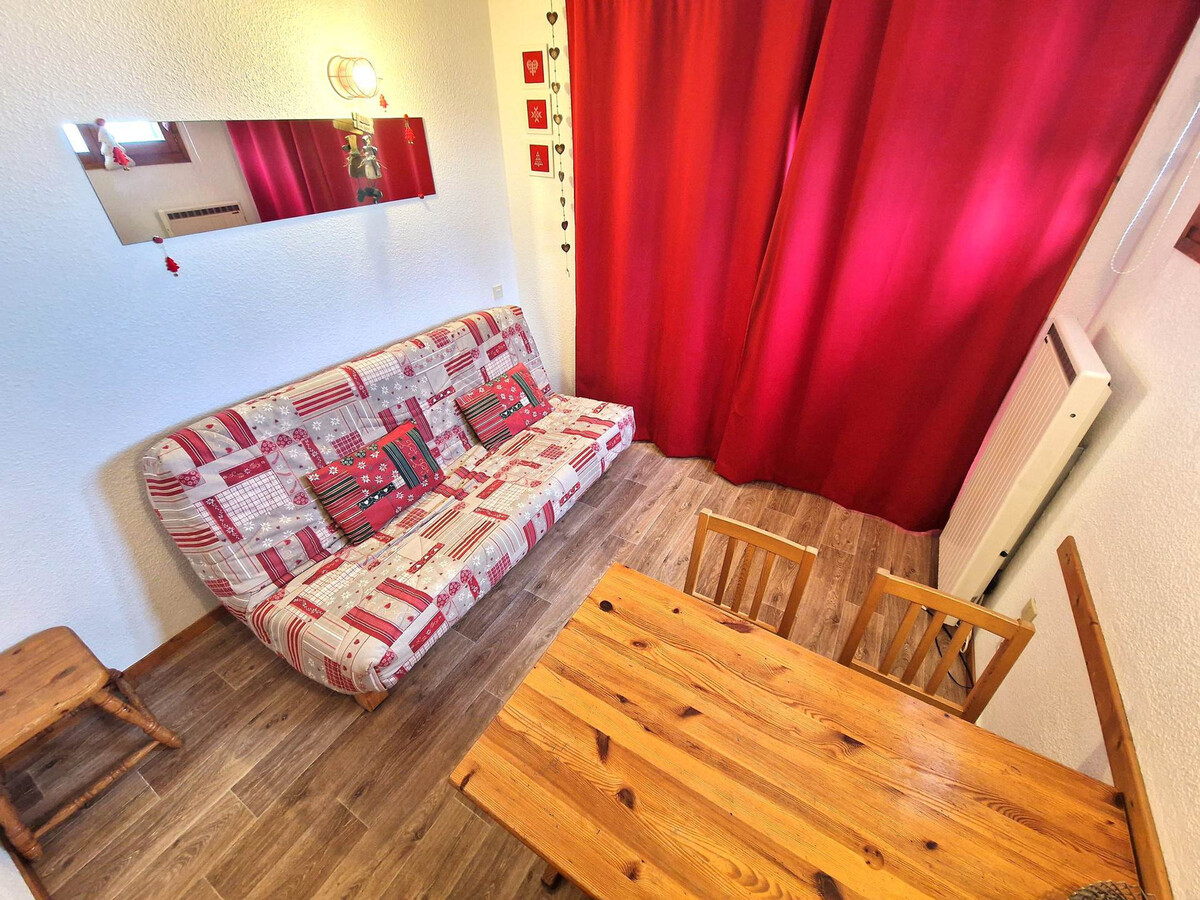 Studio 3 pers Valfréjus, balcon Est, casier à skis - Photo 1