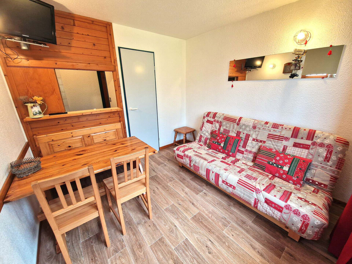 Studio 3 pers Valfréjus, balcon Est, casier à skis - Photo 3