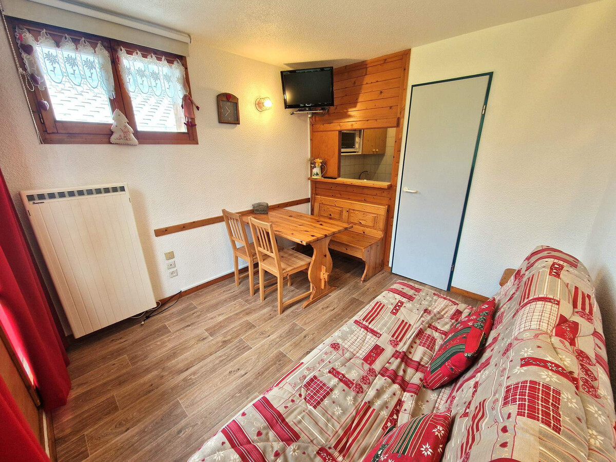 Studio 3 pers Valfréjus, balcon Est, casier à skis - Photo 4