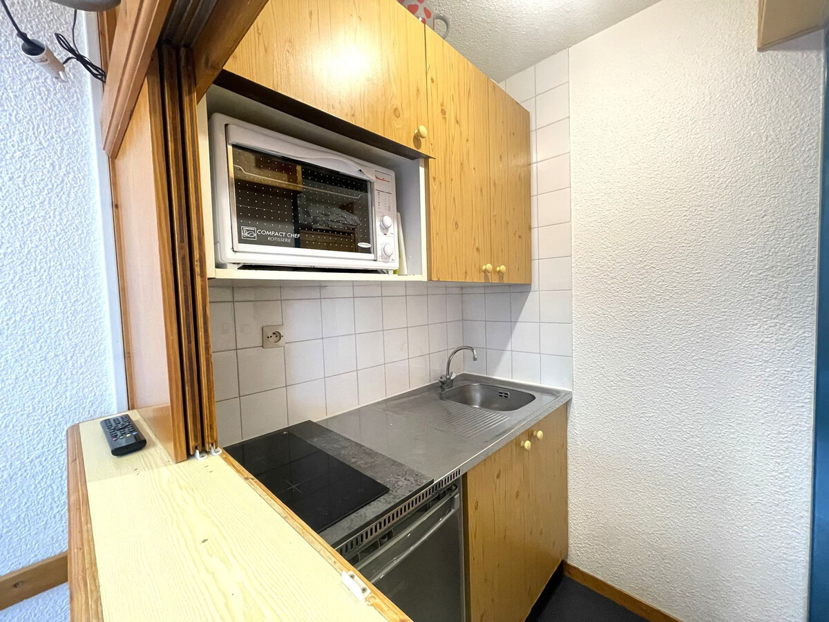 Studio 3 pers Valfréjus, balcon Est, casier à skis - Photo 13