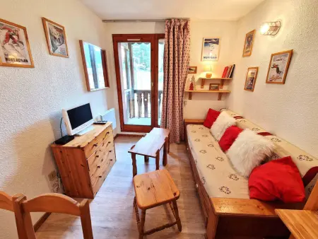 Location appartement à Valfréjus, Charmant studio 2-3 personnes, balcon sud, Valfréjus
