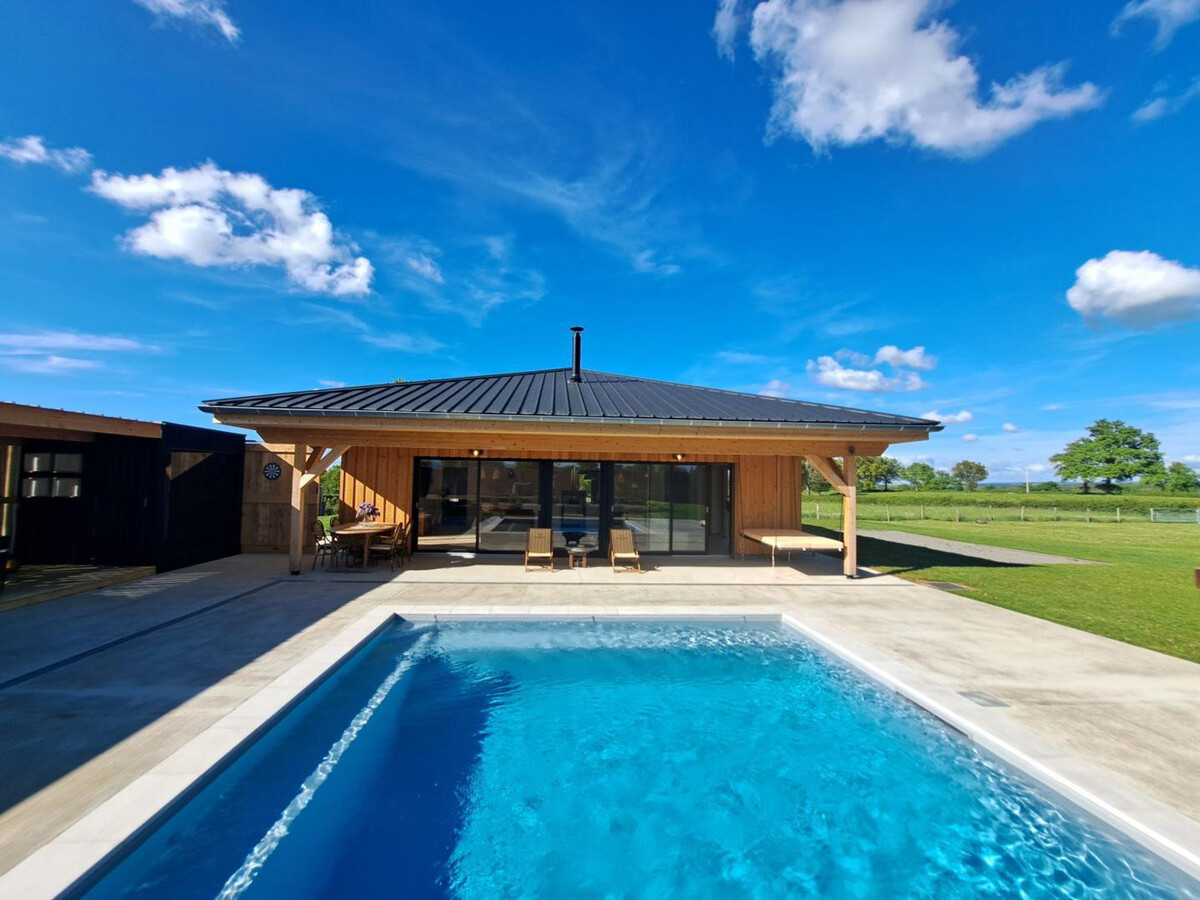 Le Bau, gîte 4 pers. à Vivans avec piscine, spa et sauna - Photo 2