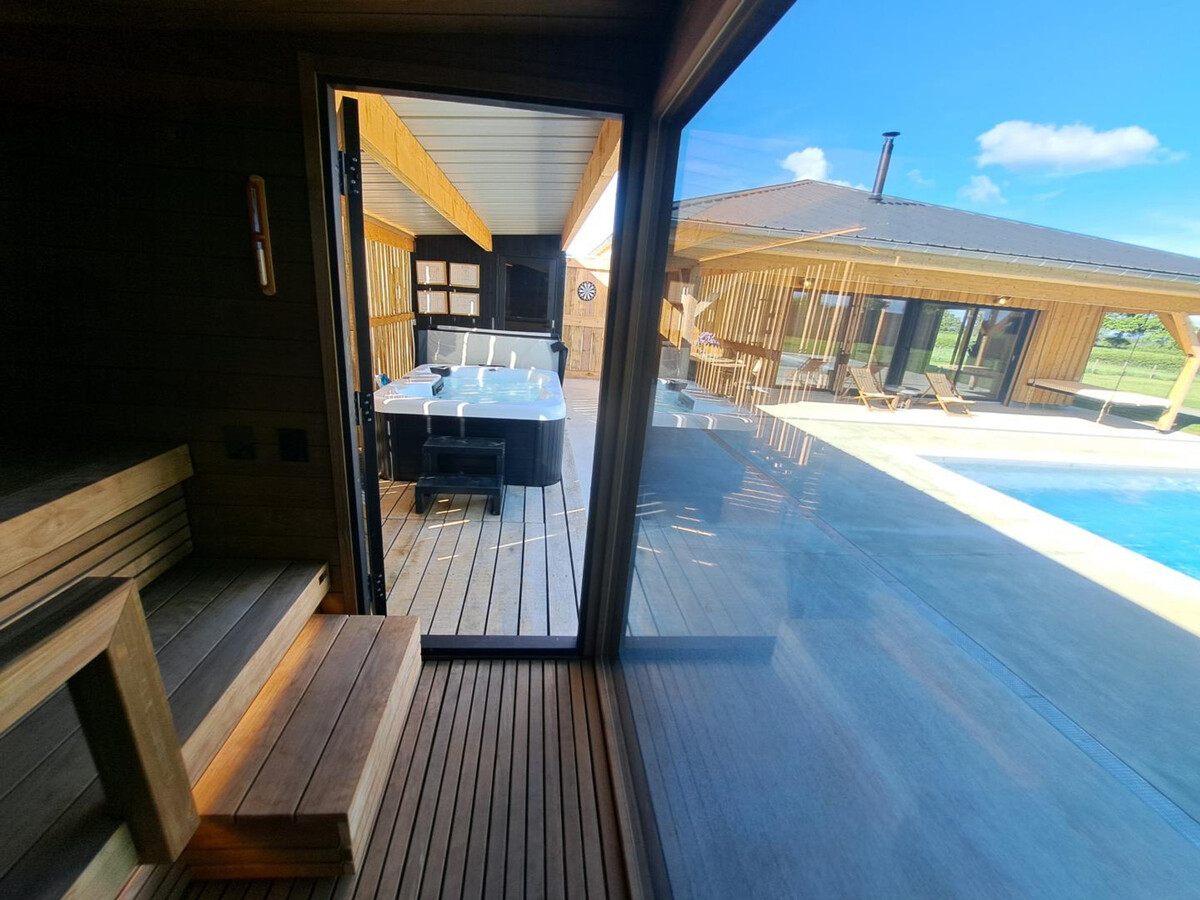Le Bau, gîte 4 pers. à Vivans avec piscine, spa et sauna - Photo 24