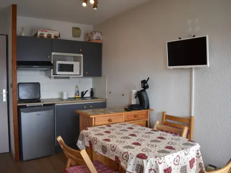 Studio cabine 4 personnes, vue plein sud Pyrénées : photo 2