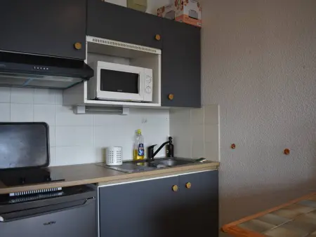 Studio cabine 4 personnes, vue plein sud Pyrénées : photo 6