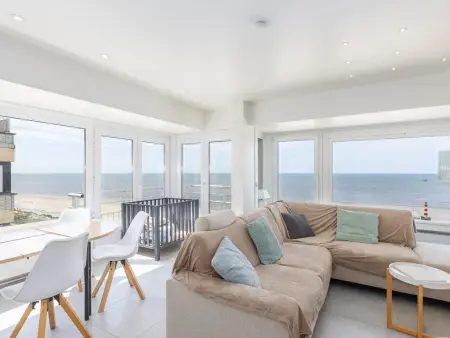 Appartement vue mer face à la plage à Westende, 5 pers. : photo 2
