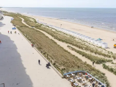 Appartement vue mer face à la plage à Westende, 5 pers. : photo 14