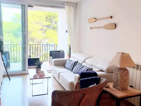 Appartement moderne sur la falaise, terrasse vue mer à Calella de Palafrugell : photo 8