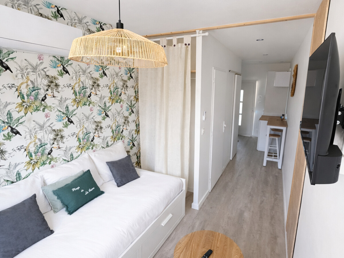 Studio rénové La Tranche-sur-Mer, 600 m plage - Photo 1