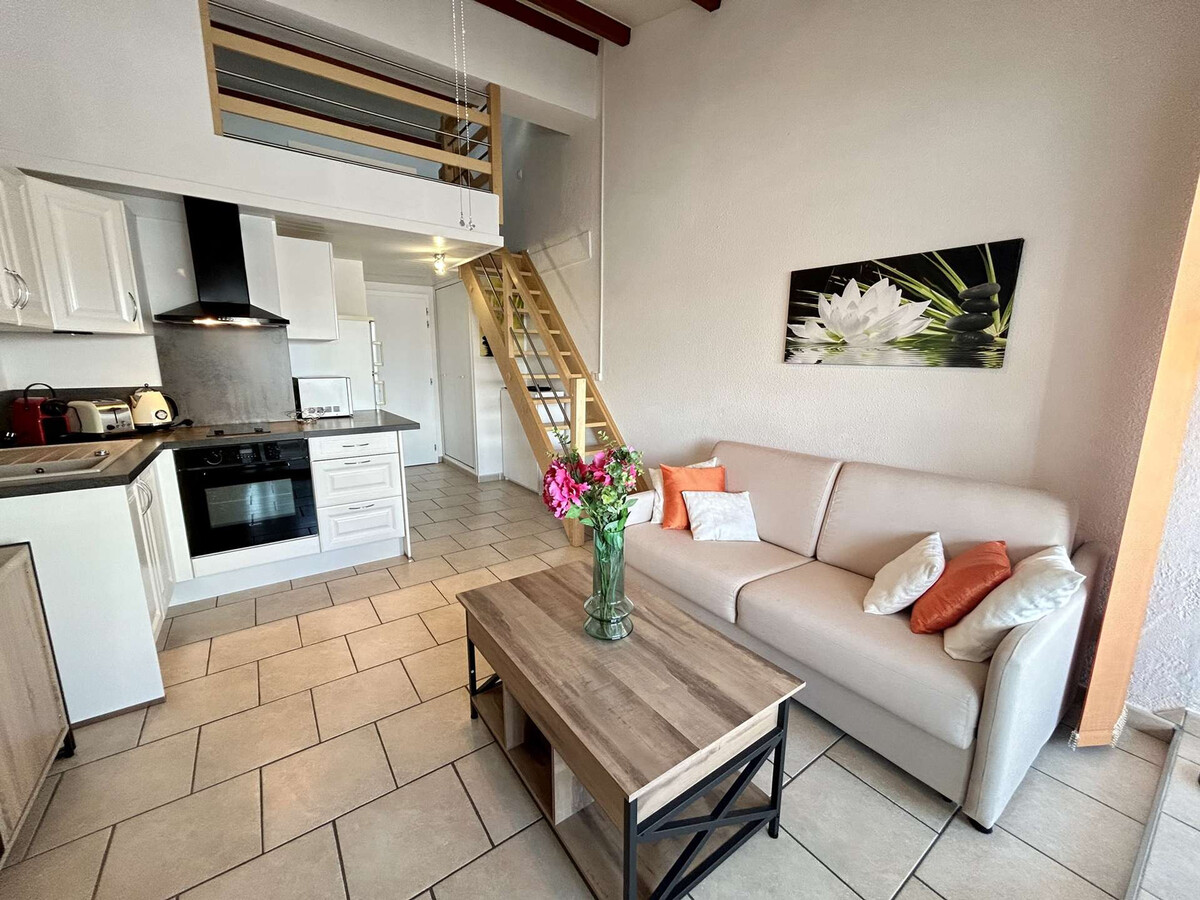 Studio mezzanine Cap d'Agde, 4 pers., parking inclus - Photo 4