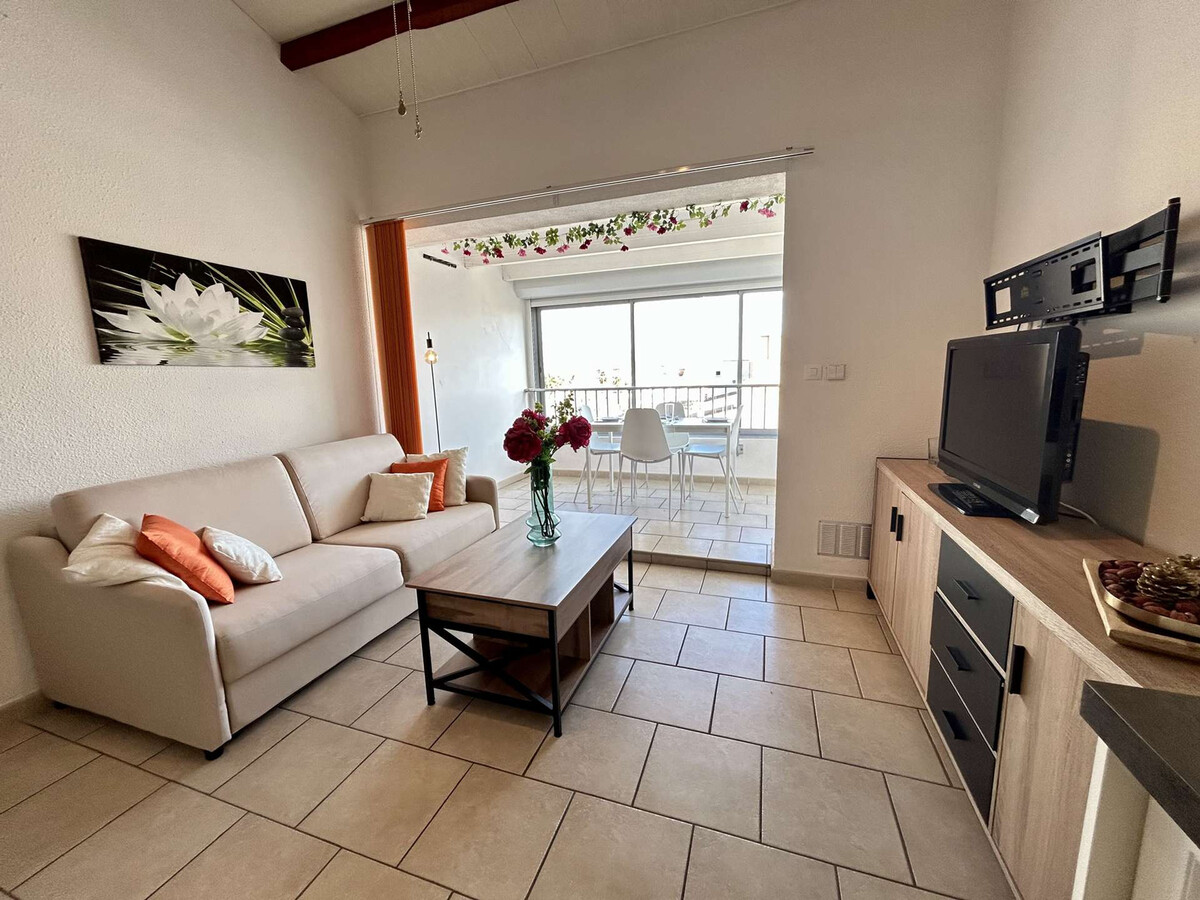 Studio mezzanine Cap d'Agde, 4 pers., parking inclus - Photo 8