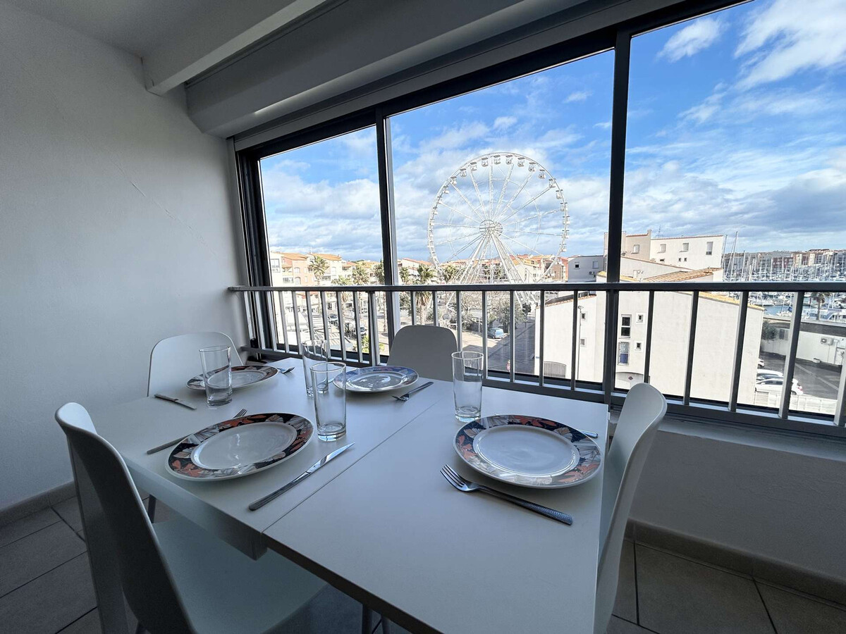 Studio mezzanine Cap d'Agde, 4 pers., parking inclus - Photo 13