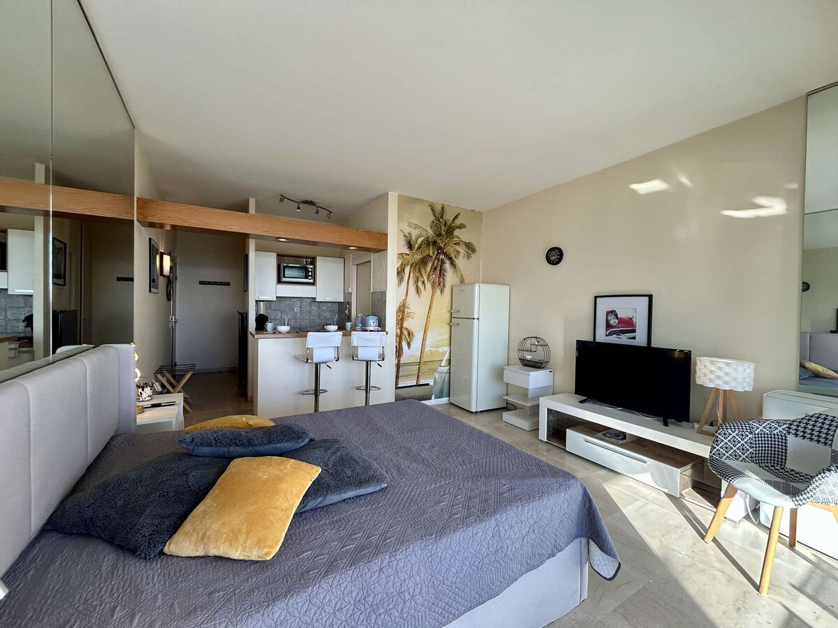 Studio vue mer 10e étage à Villeneuve-Loubet - Photo 6