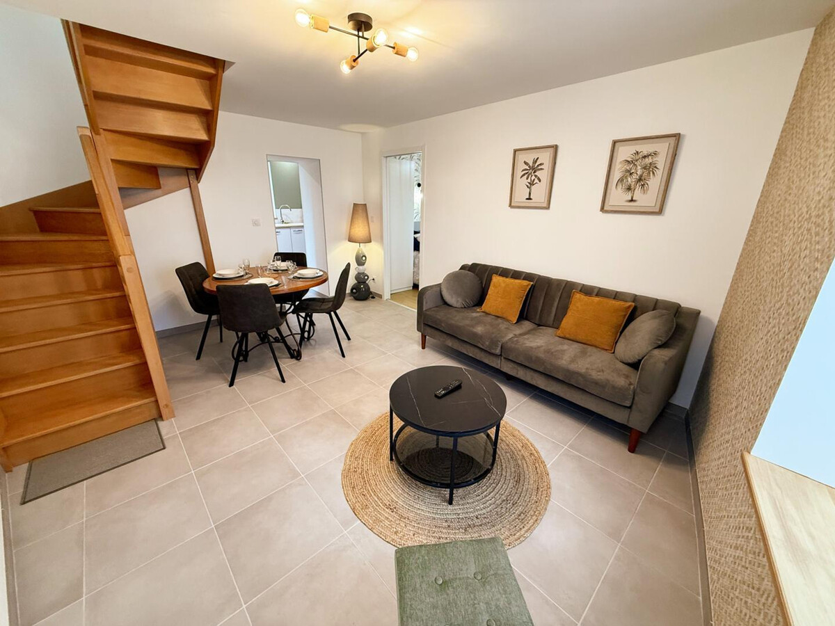 Gîte 4 pers. Limeray : 2 chambres, jardin et barbecue - Photo 1