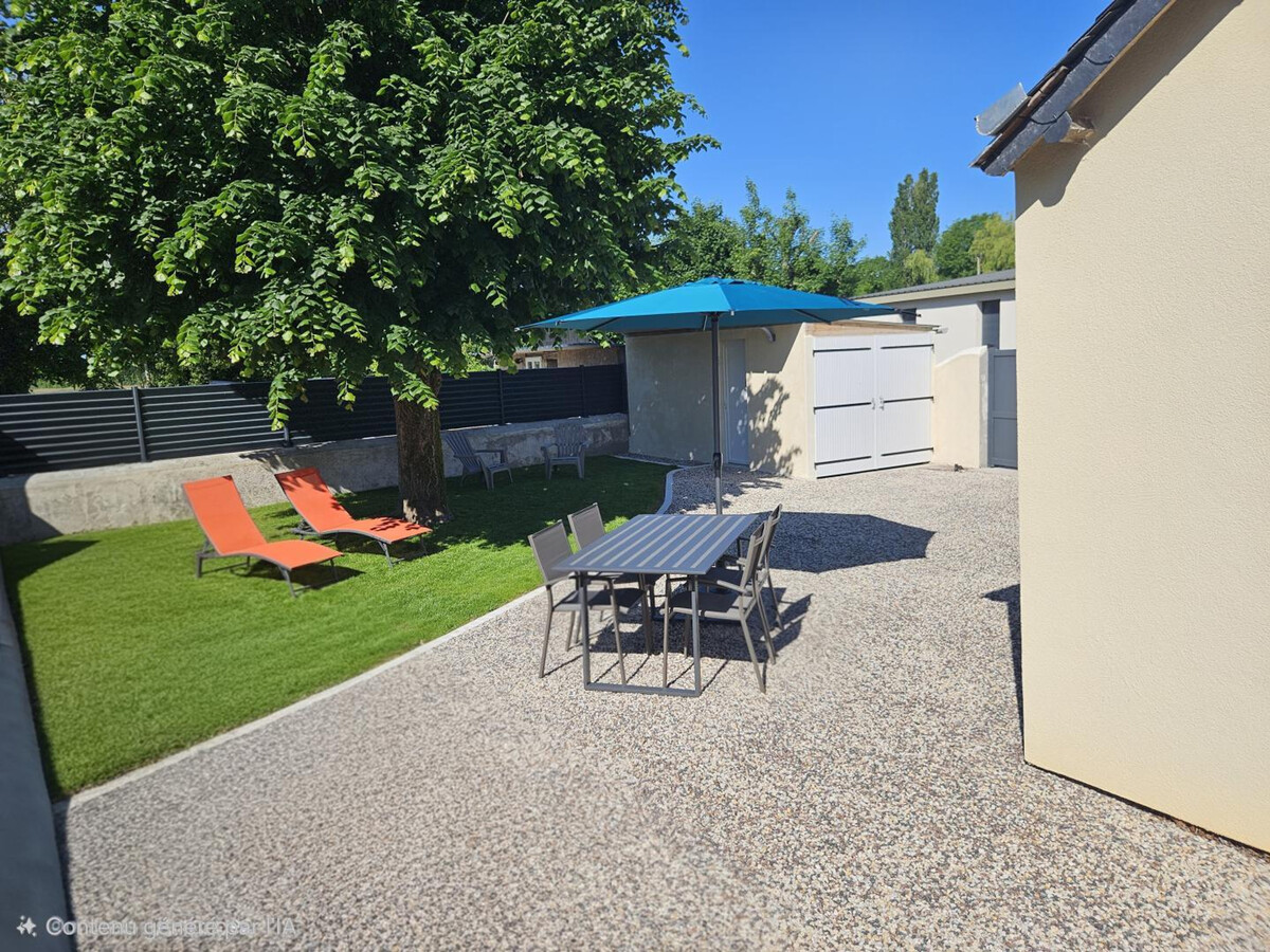 Gîte 4 pers. Limeray : 2 chambres, jardin et barbecue - Photo 3