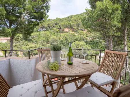 Duplex rénové vue mer à Sa Riera, Begur – 6 pers. : photo 2