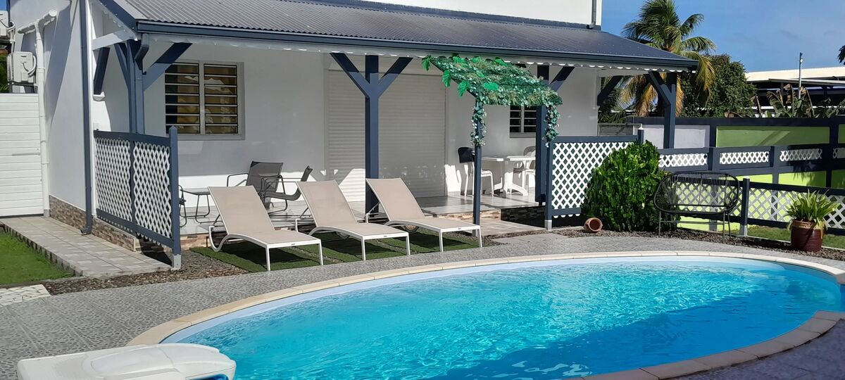 Maison 4 pers. avec piscine partagée aux Abymes - Photo 8