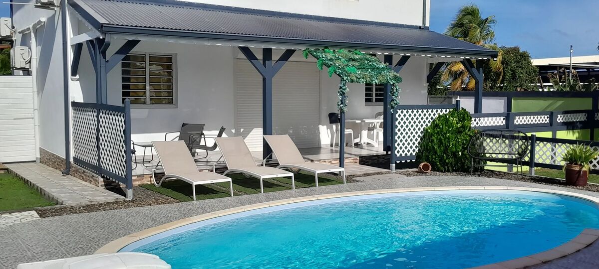 Maison 4 pers. avec piscine partagée aux Abymes - Photo 9