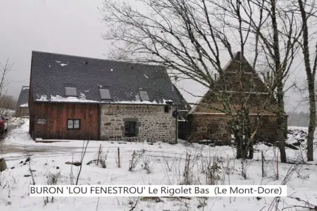Buron Lou Fenestrou Le Mont Dore 4pers, Gîte familial rustique au Mont-Dore - Photo 13