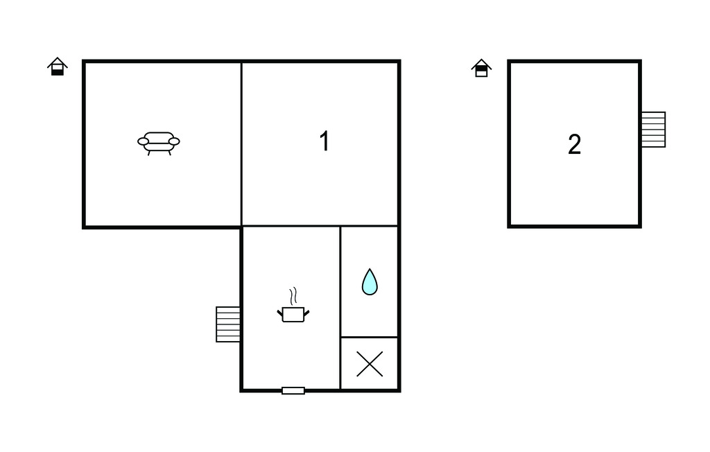 Maison 5 pers. vue mer à Palau, accès piscine - Photo 26